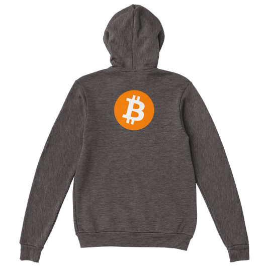 Bitcoin Premium Unisex Zip Hoodies