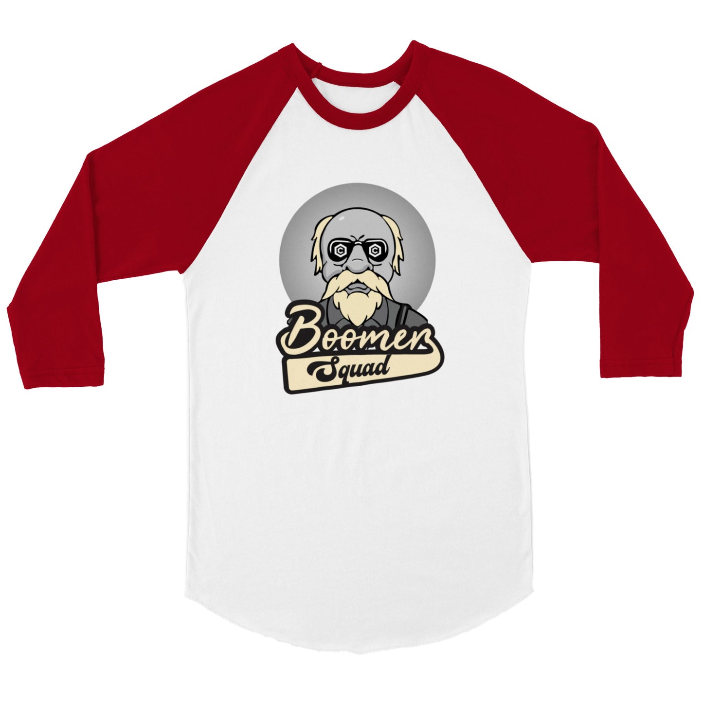Boomer Squad Unisex 3/4 sleeve Raglan T-shirt