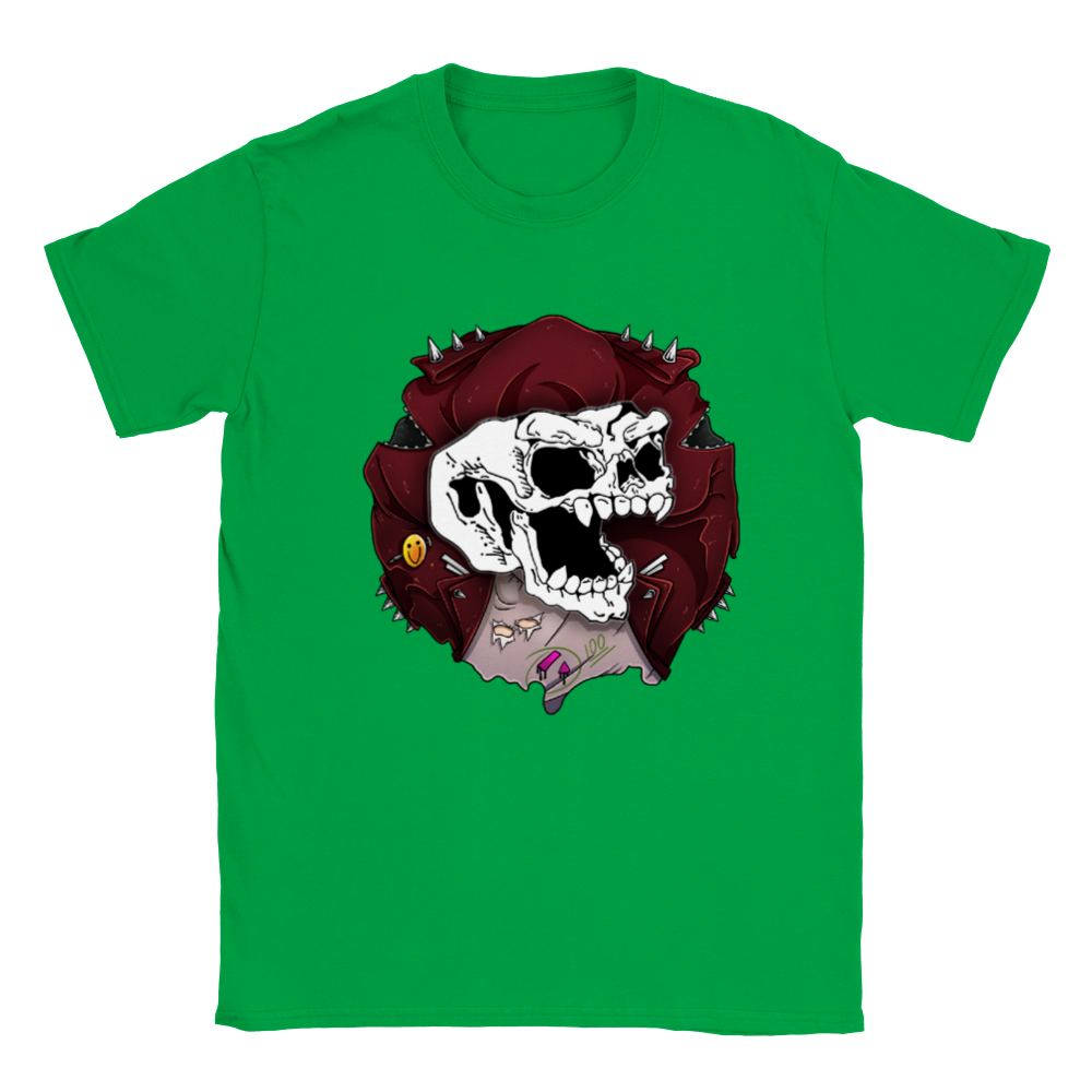 MMB Degen PunkRed Classic Kids Crewneck T-shirt