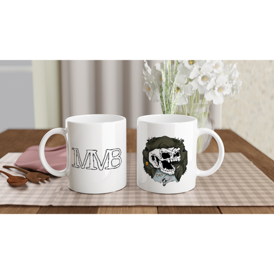 MMB Degen Punk Grey White 11oz Ceramic Mug