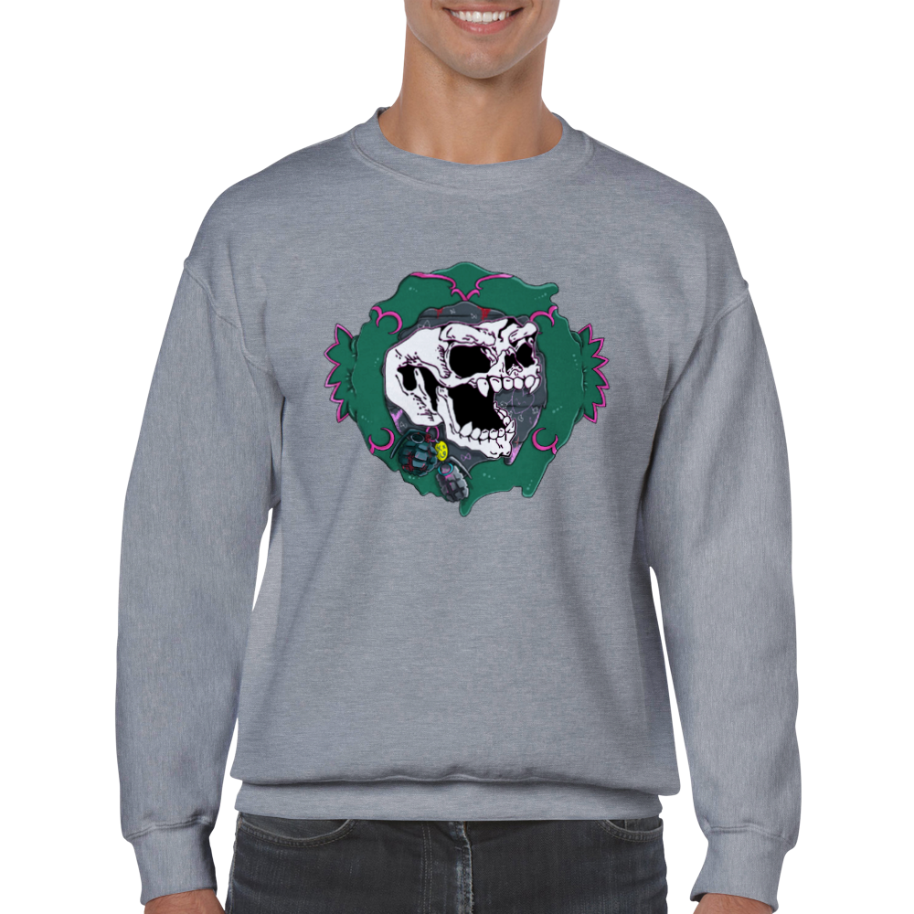 Mad Meerkat Degen CandyFighter Classic Unisex Crewneck Sweatshirt