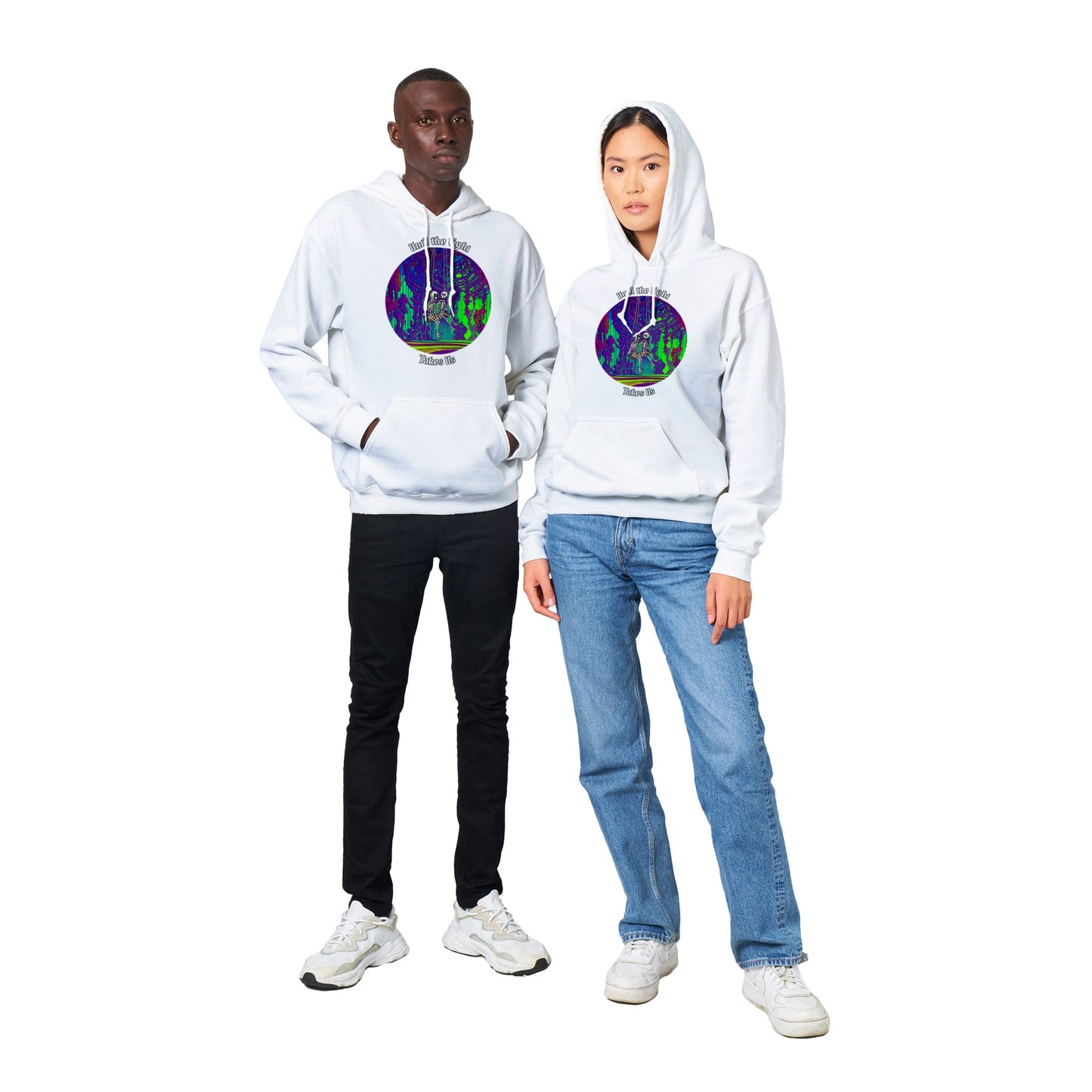 Bones Collection - Trippy - Classic Unisex Pullover Hoodie