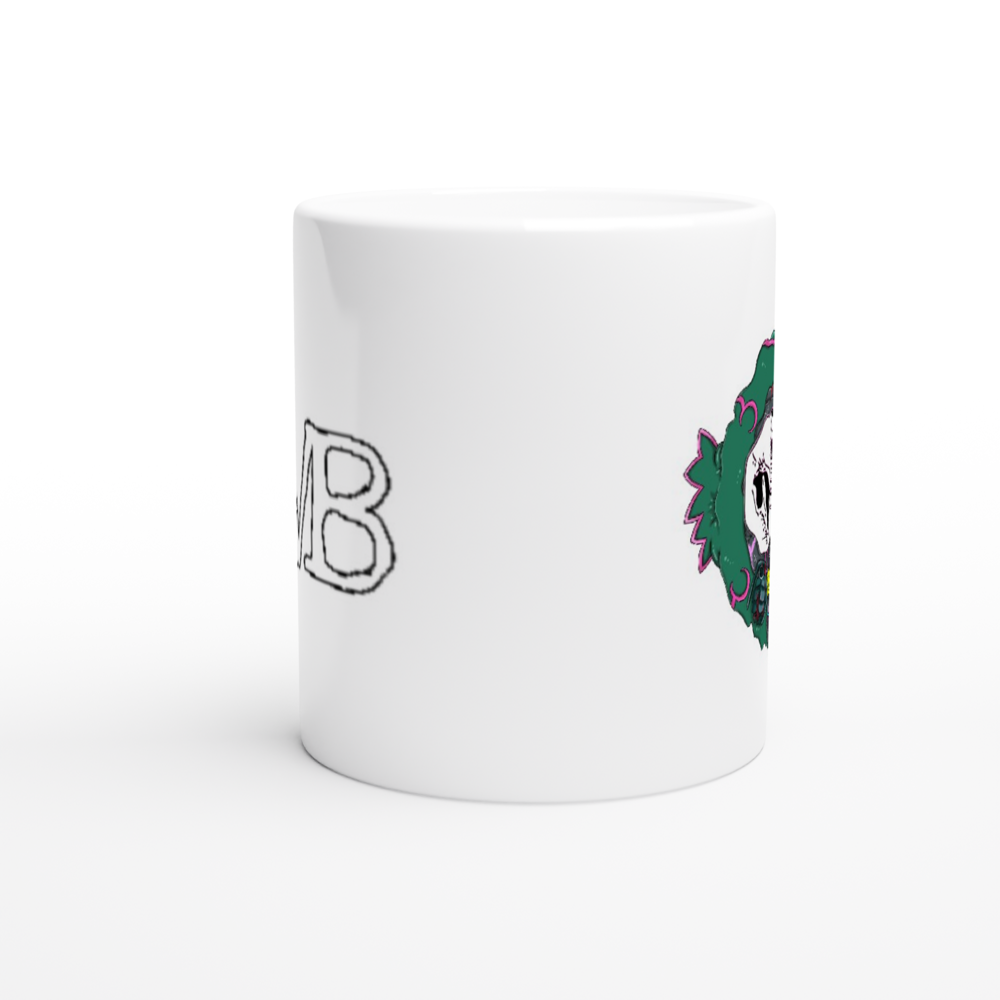 MMB Degen Candy Fighter White 11oz Ceramic Mug