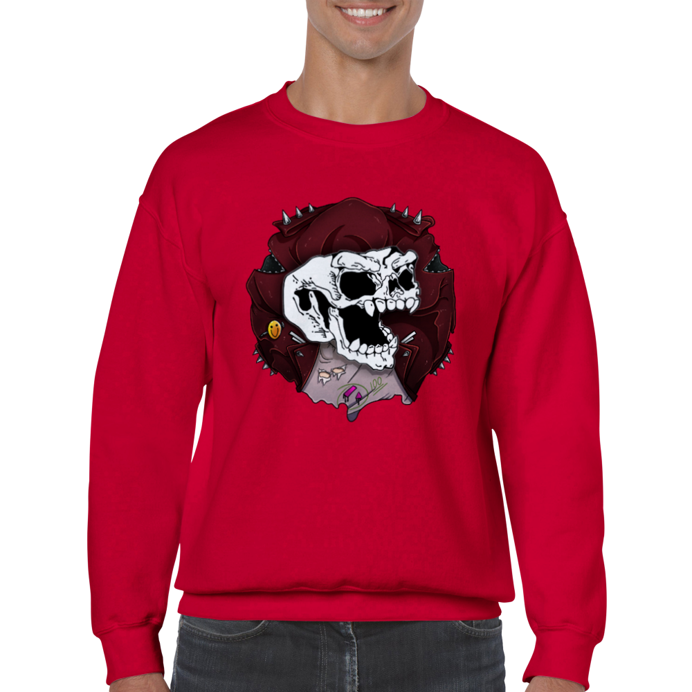 Mad Meerkat Degen PunkRed Classic Unisex Crewneck Sweatshirt