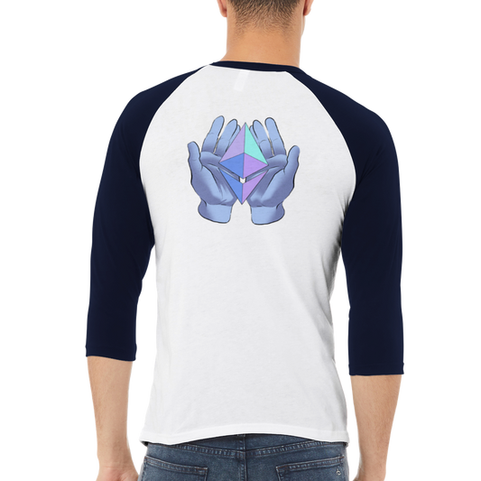 Ethereum - Unisex 3/4 sleeve Raglan T-shirt