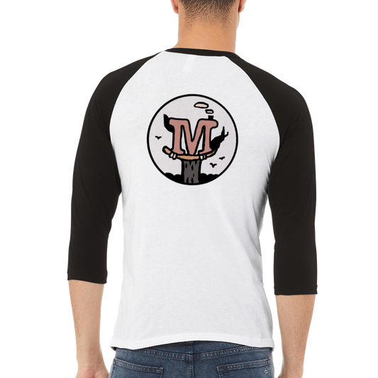 Mad Meerkat Treehouse Unisex 3/4 sleeve T-shirt