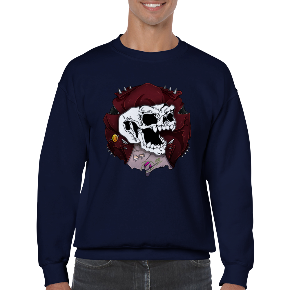 Mad Meerkat Degen PunkRed Classic Unisex Crewneck Sweatshirt