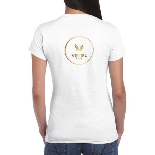 Virtirl Zone - Personalize Classic Womens Crewneck T-shirt