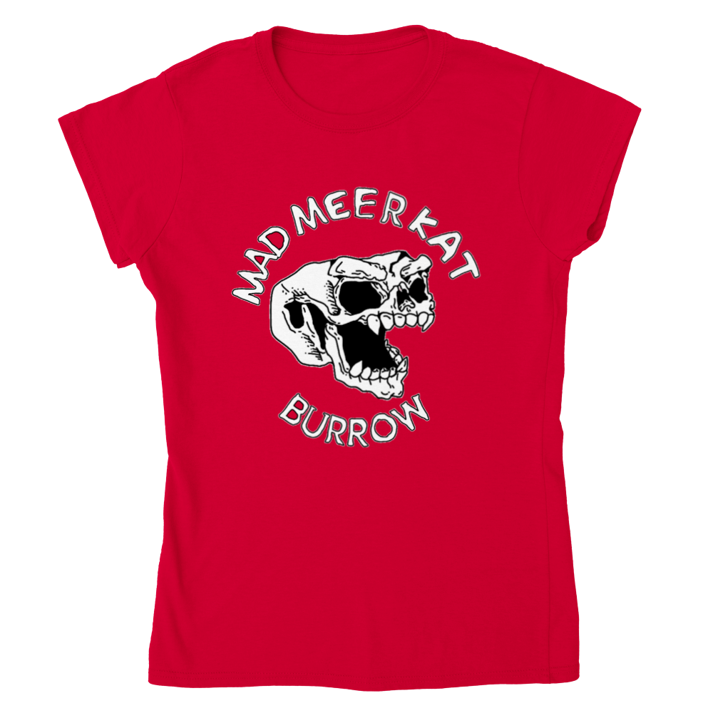 Mad Meerkat Burrow Classic Womens Crewneck T-shirt