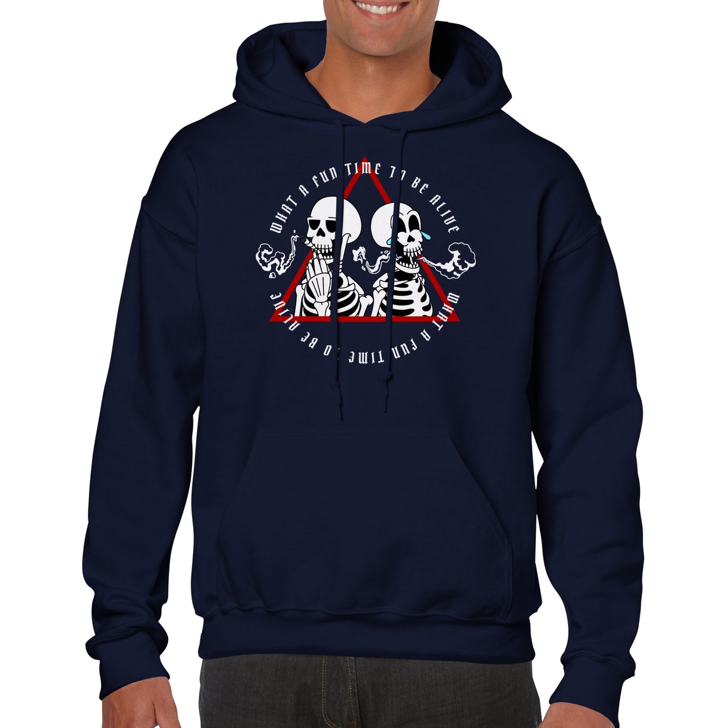Bones Collection - Fun To Be Alive - Classic Unisex Pullover Hoodie