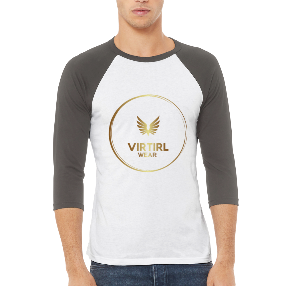 Virtirl Wear Unisex 3/4 sleeve Raglan T-shirt