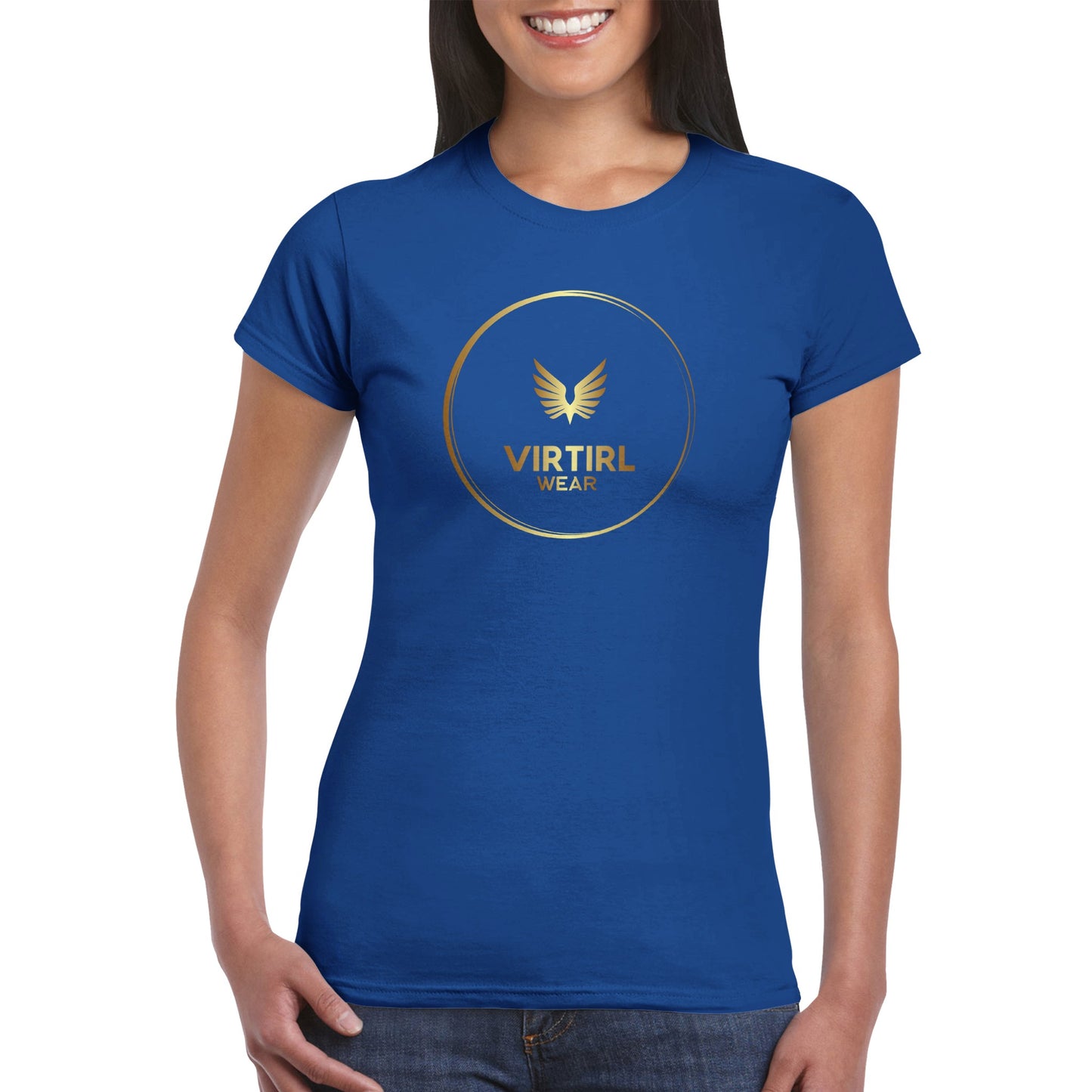 Virtirl Wear Classic Womens Crewneck T-shirt
