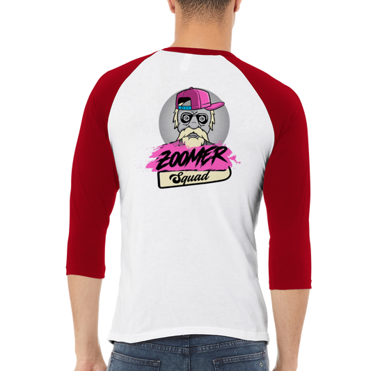 Boomer Squad - Unisex 3/4 sleeve Raglan T-shirt